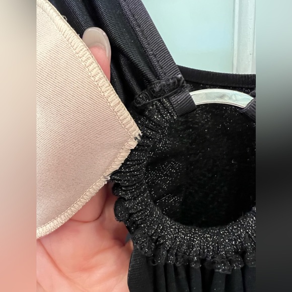 Scoop NYC Nightgown style sparkle maxi dress with center ring - Picture 8 of 10